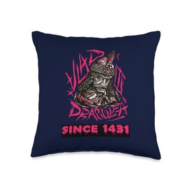 Vlad Tepes since 1431 Dracula Vampire Transylvania Vampire Throw Pillow, 16x16, Multicolor