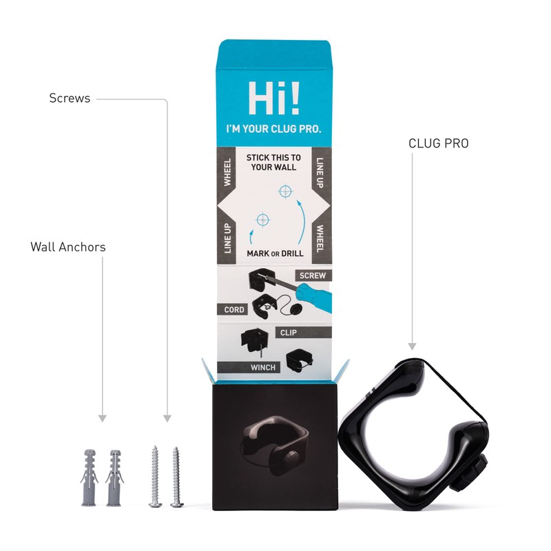 Hornit CLUG PRO | Wall Mounted Bike Rack | MTB