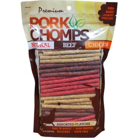 Scott Pet Pork CHOMPS MUNCHY Sticks 100ct