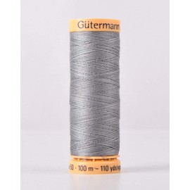 Gutermann 2T100C/0305 | Grey 100% Cotton Sewing Thread | 100m