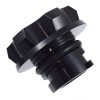 Unbranded Black Billet Engine Oil Emblem Anodized Oil Cap Filler