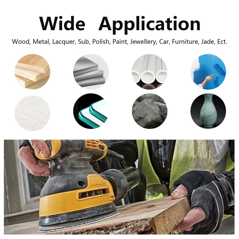 Pack of 30 Sanding Discs, Mesh Velcro Sanding Discs, Diameter
