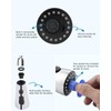 Hibbent Stainless Steel Pull Down Spray Head Replacement with 15