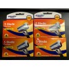 EQUATE 4x Equate Shave 5-Blade W/Trimmer 4 Cartridges Each for