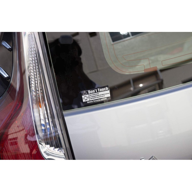 Toyo Mark Mfg. Motorcycle Tamper Proof Security Sticker Mobile 3522
