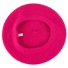 Hat To Socks Wool Blend Beret - fuchsia