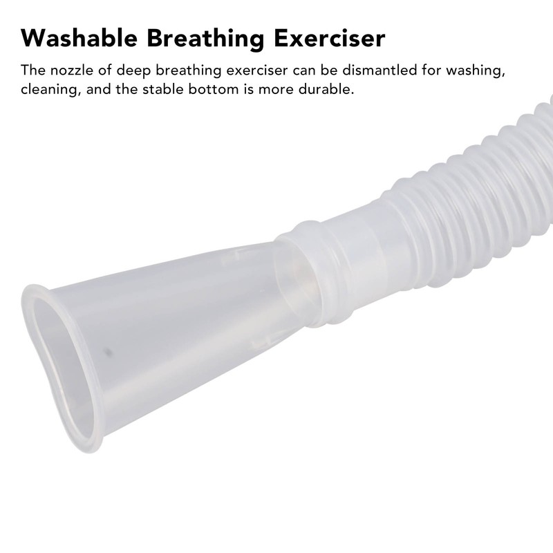 Respiratory Trainer Deep Breathing Lung Exerciser 3 Ball Inhaling Breath