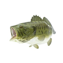 Safari Ltd. Largemouth Bass Figurine - Hand-Painted, Authentic 6.25" Model Figure - Fun and Educational Toy for Boys, Girls & Kids Ages 18M+