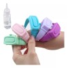 HRS Lote 6 Pulseras Brazalete Gel Antibacterial Y Botella Dosif