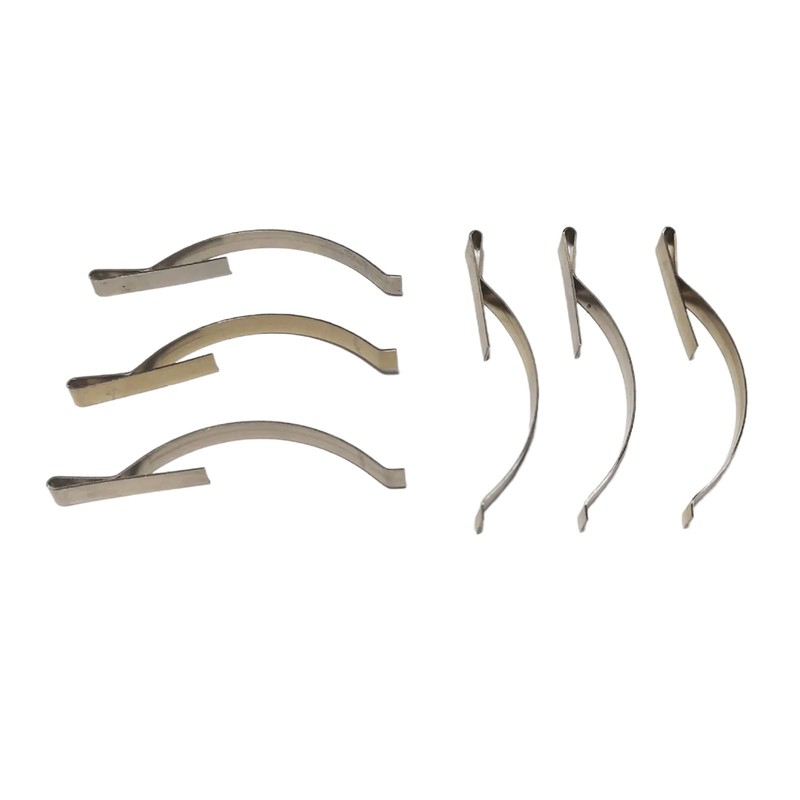 TOPFROP 100pcs Window Screen Tension Clips Steel Flat Spring Corner