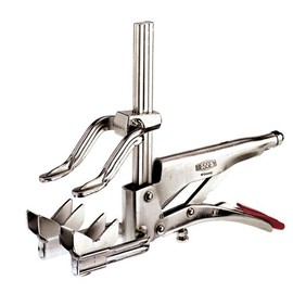 Bessey GRZRO 4-1/2-Inch Jaw Capacity 2-3/4-Inch Throat Depth Pipe Clamp Gripping Plier