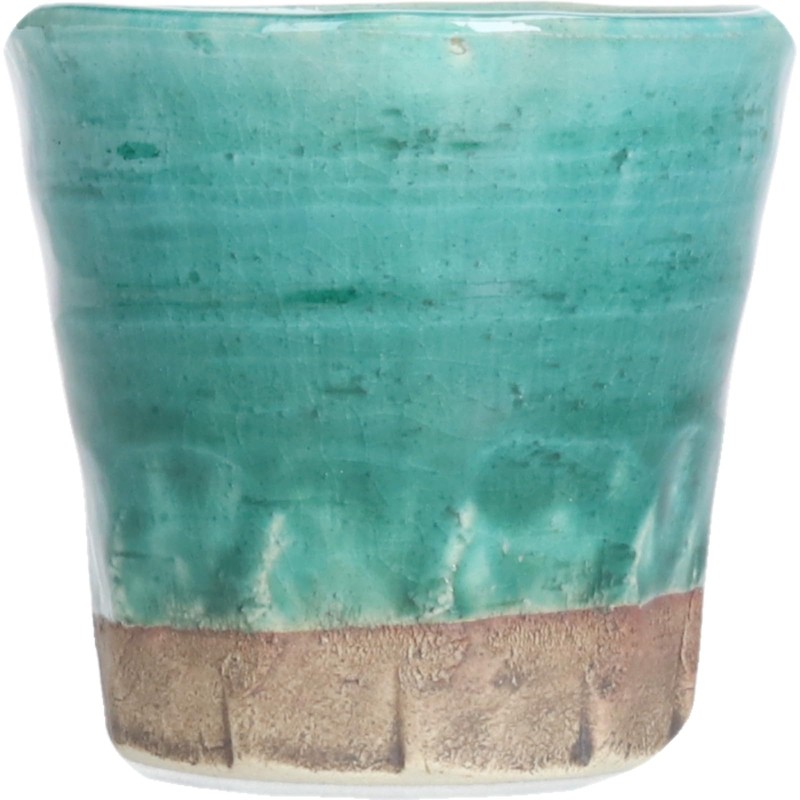 Ichikyu 131-1512 Mino Ware Chuhai Deep Sea Glaze