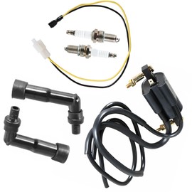 Silscvtt Ignition Coil Spark Plug Replacement for Honda CB250 CB400 CB450 CM400 CM450 CB400 Nighthawk 450 CB450 Replacement for 30530-413-003 30530-447-003