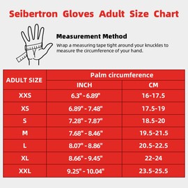 Seibertron T.H.F.I.G Tactical Gloves, Versatile Gloves for Outdoor, Motorcycle, and Sports Activities, Black, XL