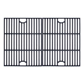GGC 17 Inch Grill Grates Replacement for Nexgrill 4&5 Burner 720-0830H 720-0783E 720-0670A 720-888N, Kenmore 41516106210, Charbroil 463241113, 2PCS Cast Iron Cooking Grates(17" x 13 1/4" Each)