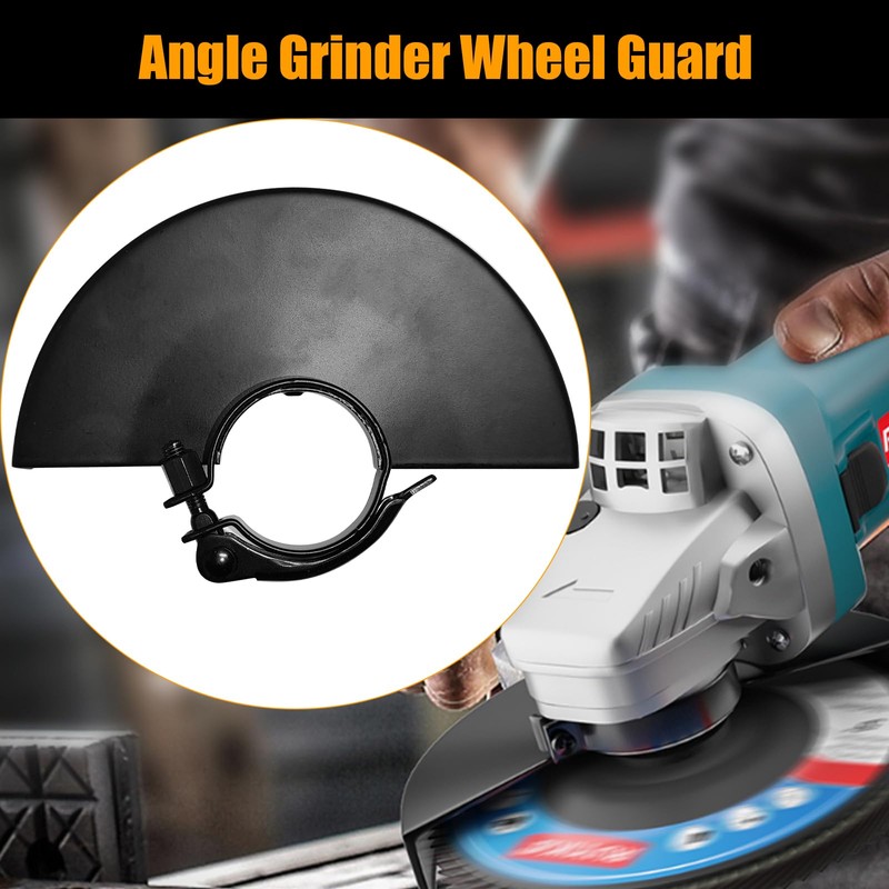 6.45" Angle Grinder Guard for 6"/5"/4-1/2"/4" Grinder Blades Wheel Disc