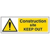 V Safety Warning Building- Construction Site Keep Out - 300