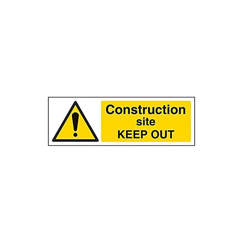V Safety Warning Building- Construction Site Keep Out - 300