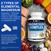 Magnesium Complex for Women and Men, Magnesium Supplement 8 Elemental
