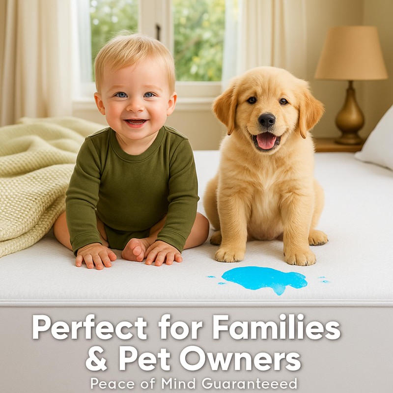House 22 Terry Towel Waterproof Mattress Protector – King Size