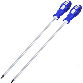 uoboeuq 12inch Extra Long Magnetic Torx Screwdrivers, length 12''(300mm), Long star Screwdrivers Set (T15 - T20) 2-Piece