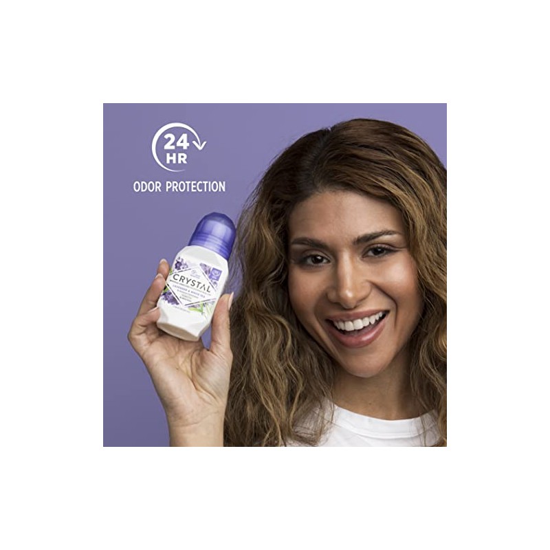 Crystal Essence Roll-On Deodorants, Púrpura