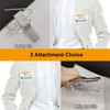 Fushing Pin Style Combi Clip Horizontal Name Badge Holders with