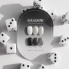 From the Nail Shadow 6 Piece Set White + Black