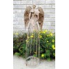 Grace Home 26''H Garden Angel Metal Yard Stake Antiqued Sculpture