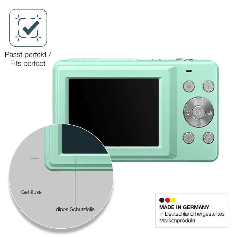 dipos I 2x Screen Protectors 9H Matte Compatible with Sinexe