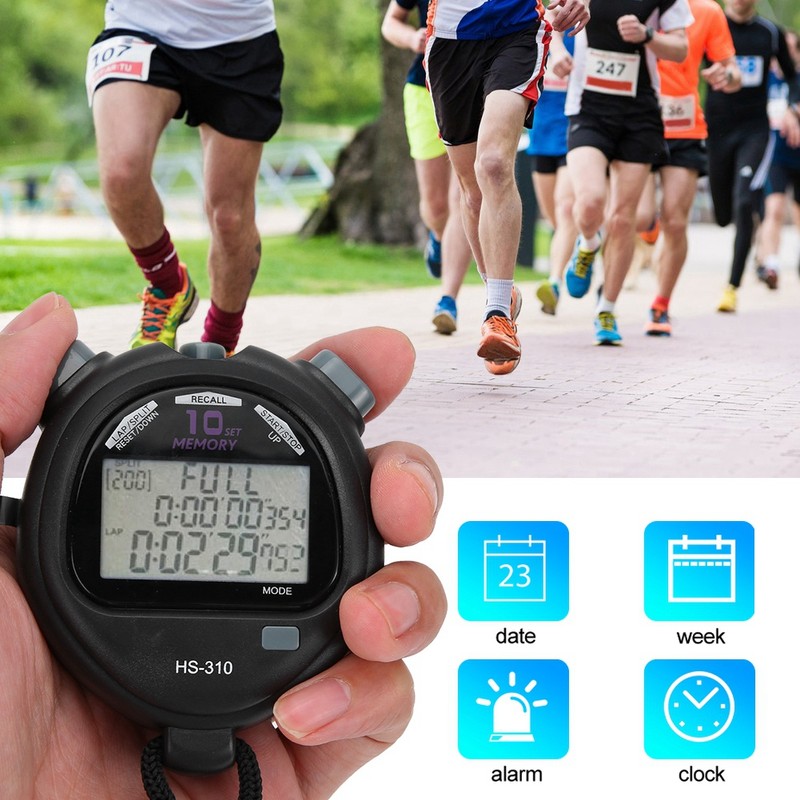 Multifunctional Digital Display Timer Portable Electronic Stopwatch Timer Alarm Counter(HS-310)
