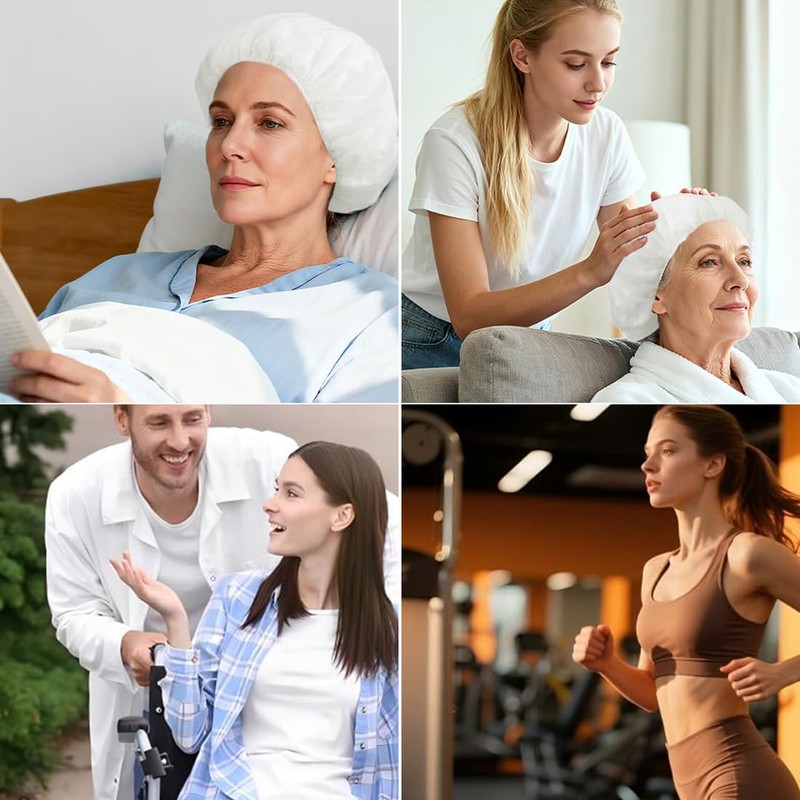 Shampoo senza risciacquo, 3 pezzi, lavaggio dei capelli senza acqua,