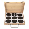 WOQLIBE Hot Stones for Massage with Warmer, Portable Heater Kit