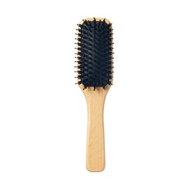 Muji 82575163 Beech Wood Hair Brush, Total Length 7.9 inches (20 cm), Mixed Hair