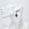 Edelstein Perle Ohrringe für Frauen - Teardrop Form Edelstein und