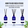 Xcleen Reed Diffusers for Home, Balsam & Cedar Diffuser with