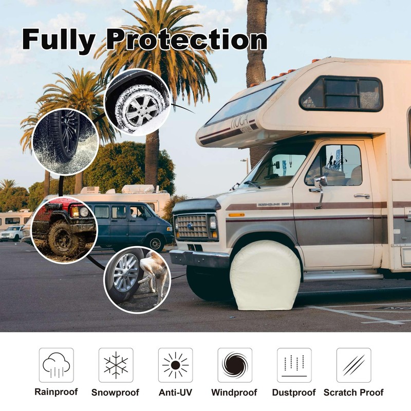 Explore Land Tire Covers 2 Pack - Tough Tire Wheel