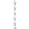 First Plast RAIN1B Modular Rain Chain Dripper White