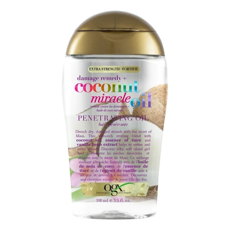 Tratamiento Capilar Ogx Coconut Miracle Oil 100ml