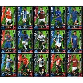MATCH ATTAX 2018/19 FULL SET OF FIFTEEN (15) INTERNATIONAL STAR CARDS