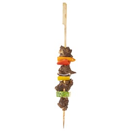 Restaurantware 11.6 Inch Bamboo Skewers 1000 Durable Bamboo Paddle Sticks - Disposable Sustainable Bamboo Paddle Picks Sharp Point For Barbeques Parties And Buffets