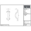 Hammer and Tongs Rustic Fleur De Lis Door Handles -