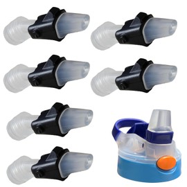 6 Pack Replacement Silicone Spout for Contigo Aubrey Water Bottles,Soft Mouthpiece Replacement Parts Compatible with Contigo Aubrey 14oz/20oz Water Bottle(Only Spout)