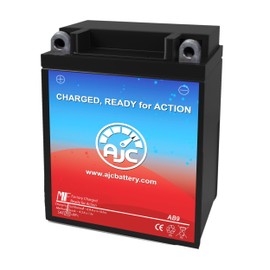 AJC Battery Compatible with Yuasa 12N9-4B-1 Powersports Battery