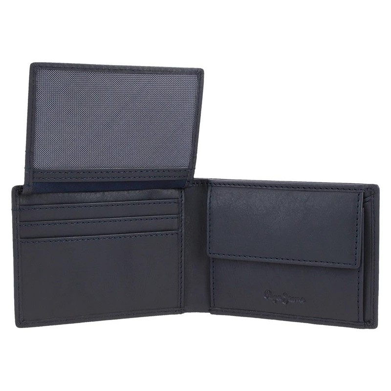 PEPE JEANS Horizontal Wallet with Wallet, One Size, Blue, One
