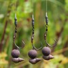 Neutral Lock Hook – Ronnie Boys Edition – Sizes 2,4, 6, 8 – Barbed & Barbless Options – Spinner Rig Hook for META Terminal Tackle – Forged High-Carbon Steel for Carp Fishing (Barbless, 6)