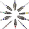 Airgoesin HP Cutting Burs Cutter Drill Polisher Tungsten Carbide 10pcs/pk,