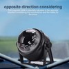 Eddwiin Boat Compass, ABS Plastic Adjustable Boat Compass Dash Mount