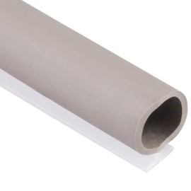 T-Slot Mount Window Weatherstrip Seal 5/16" Bulb Bubble for 3/16" Slot Receptacle 3 Colors & 5 Length Options (17', Grey)