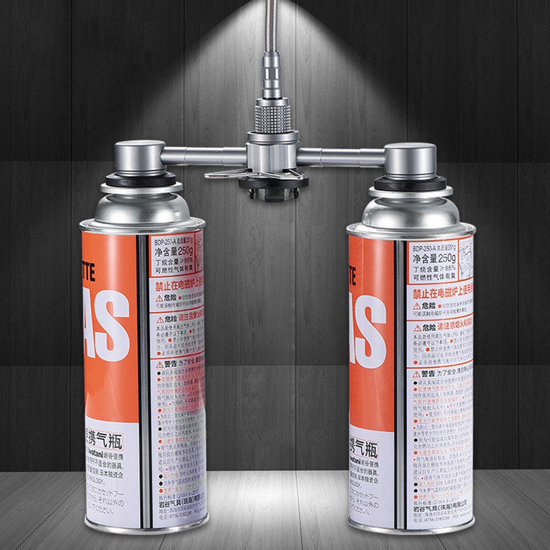 3 In 1 Butane Adapter with Stable Bracket Gas Cartridge